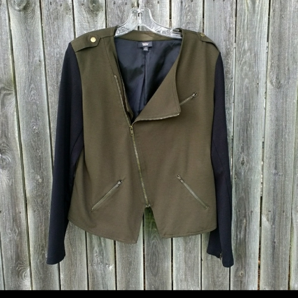 EUC Army Green Moto Jacket